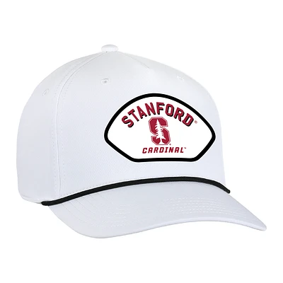 Men's Ahead  White Stanford Cardinal Alto Rope Adjustable Hat