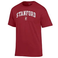 Men's Champion  Cardinal Stanford Arch Over Logo T-Shirt