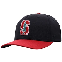 Men's Top of the World  Black Stanford Cardinal Reflex Fitted Hat