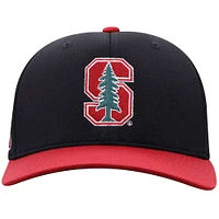 Men's Top of the World  Black Stanford Cardinal Reflex Fitted Hat