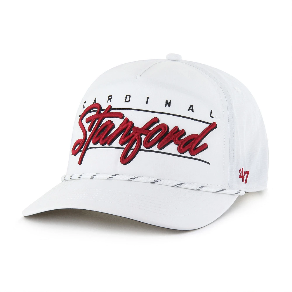 Men's '47 White Stanford Cardinal Condor Hitch brrr° Adjustable Hat