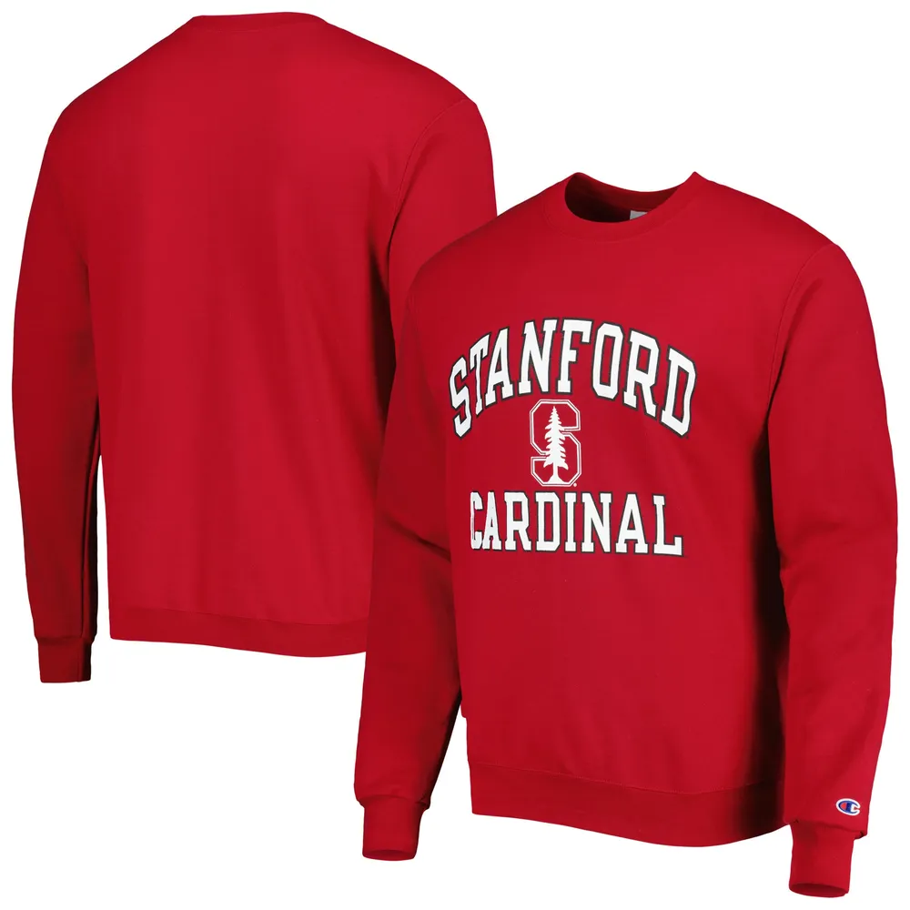 Men's Champion Cardinal Stanford High Motor Pullover Sweatshirt