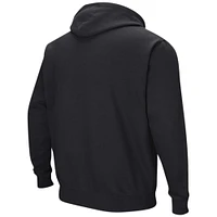 Men's Colosseum Black Stanford Cardinal Double Arch Pullover Hoodie