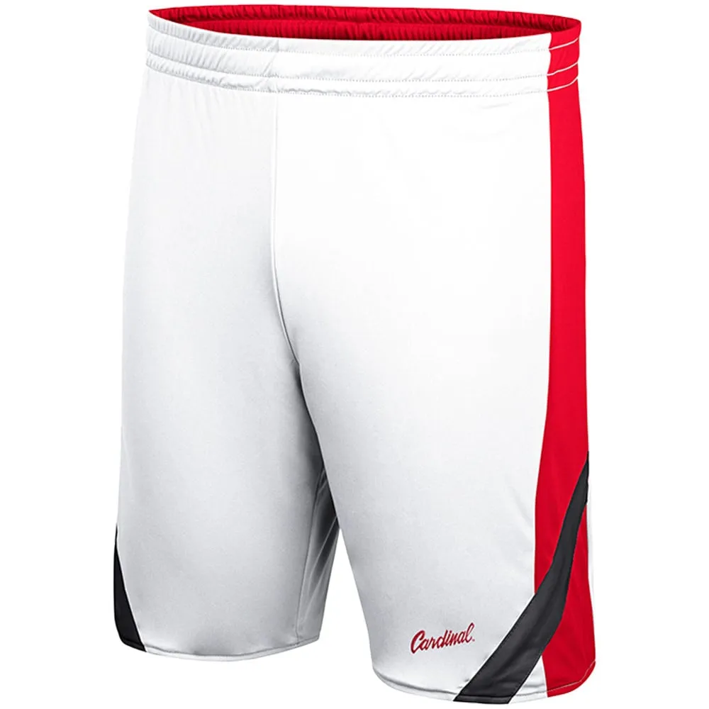 Men's Colosseum Cardinal/White Stanford Cardinal Am I Wrong Reversible Shorts