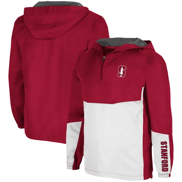 Men's Colosseum Red Louisville Cardinals Big & Tall Full-Zip Hoodie