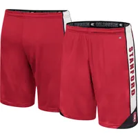 Men's Colosseum Cardinal Stanford Haller Shorts