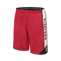 Men's Colosseum Cardinal Stanford Haller Shorts