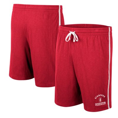 Men's Colosseum Cardinal Stanford Thunder Slub Shorts