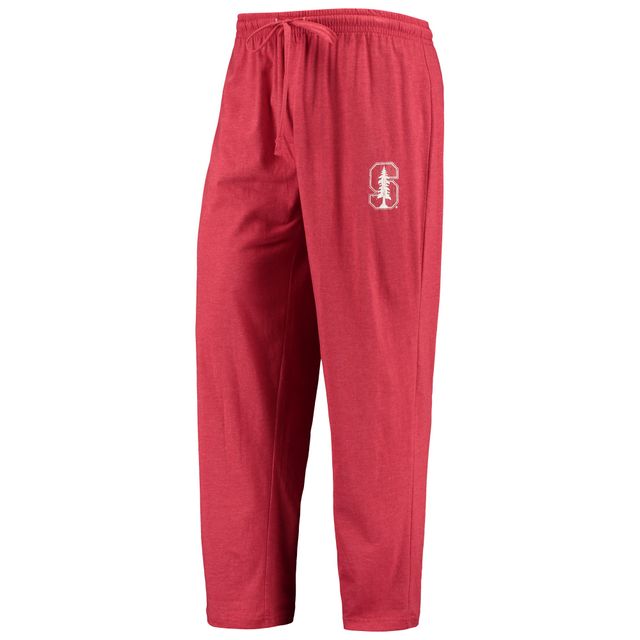 Concepts Sport Cardinal/Heathered Charcoal Stanford Cardinal Meter T-shirt à manches longues et pantalon Ensemble de nuit