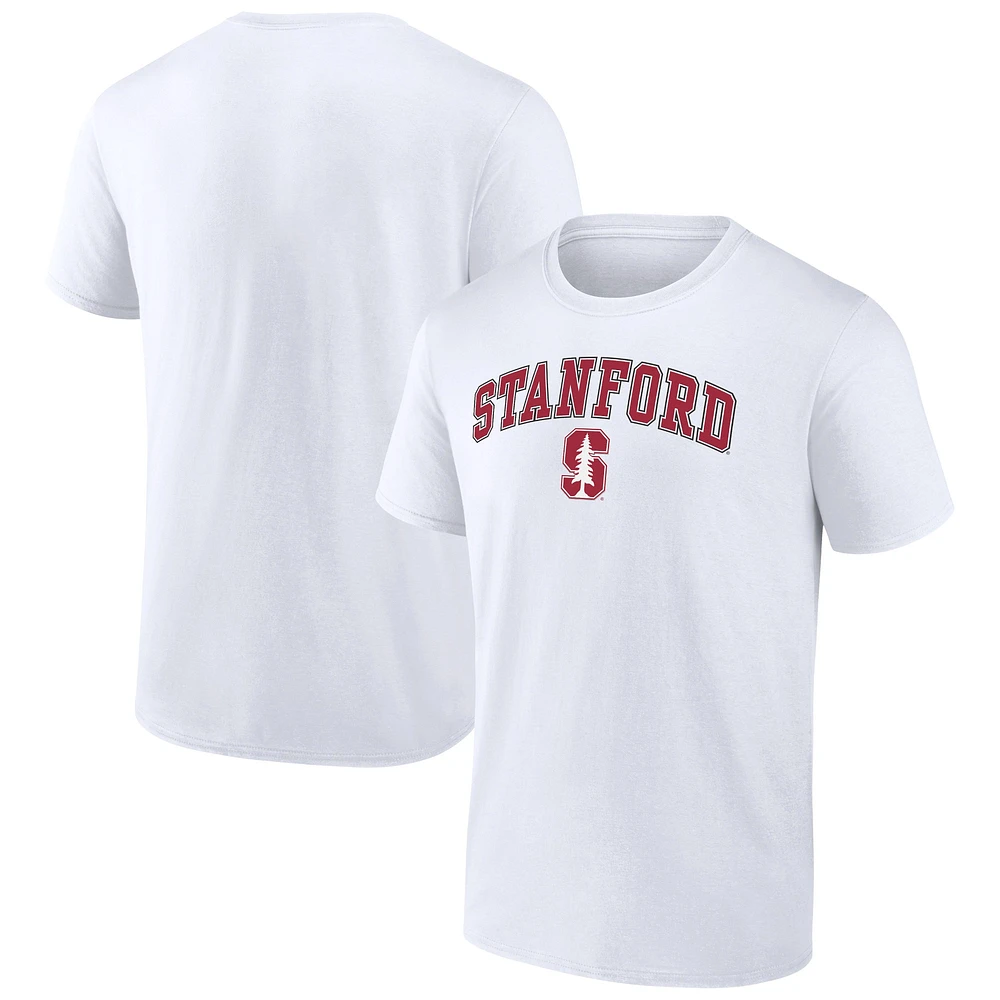 Men's Fanatics White Stanford Cardinal Campus T-Shirt