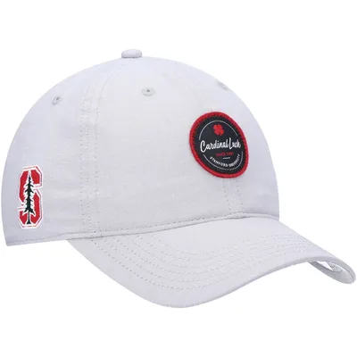 Stanford Cardinal Oxford Circle Adjustable Hat - Gray