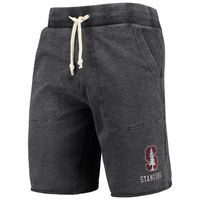 Men's Heathered Black Alternative Apparel Stanford Cardinal Victory Lounge Shorts