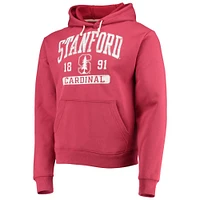 Men's League Collegiate Wear Cardinal Stanford Volume Up Essential Fleece Pullover Hoodie