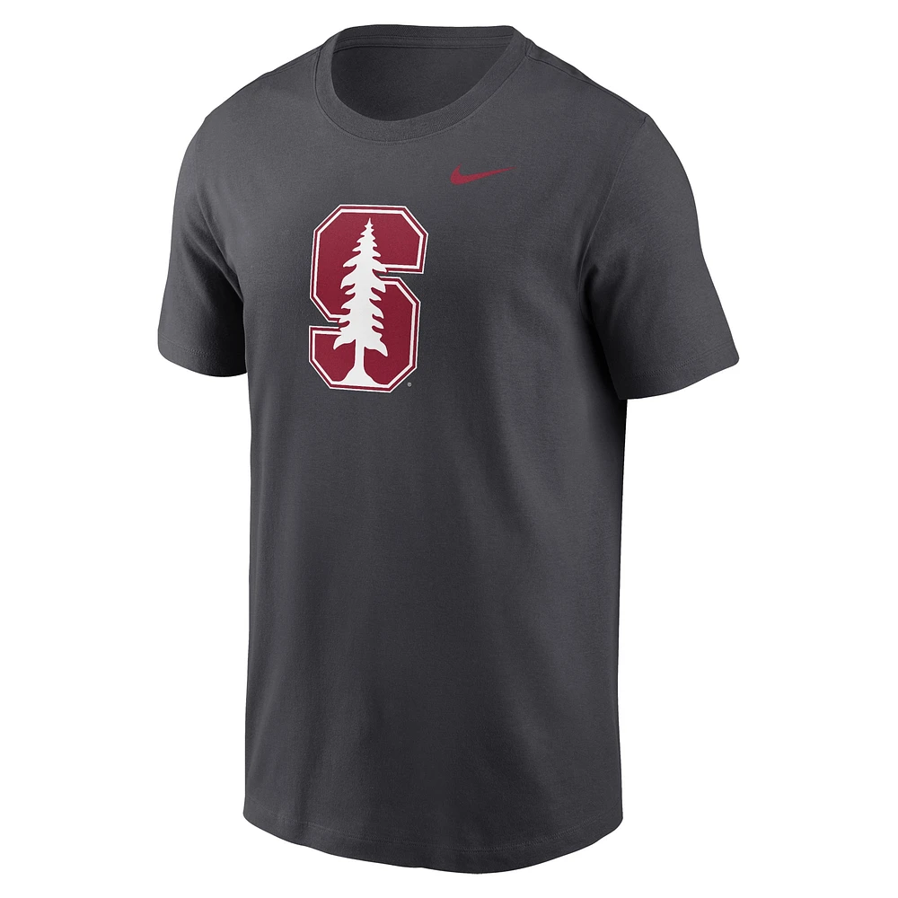 Men's Nike Anthracite Stanford Cardinal Primetime Evergreen Logo T-Shirt