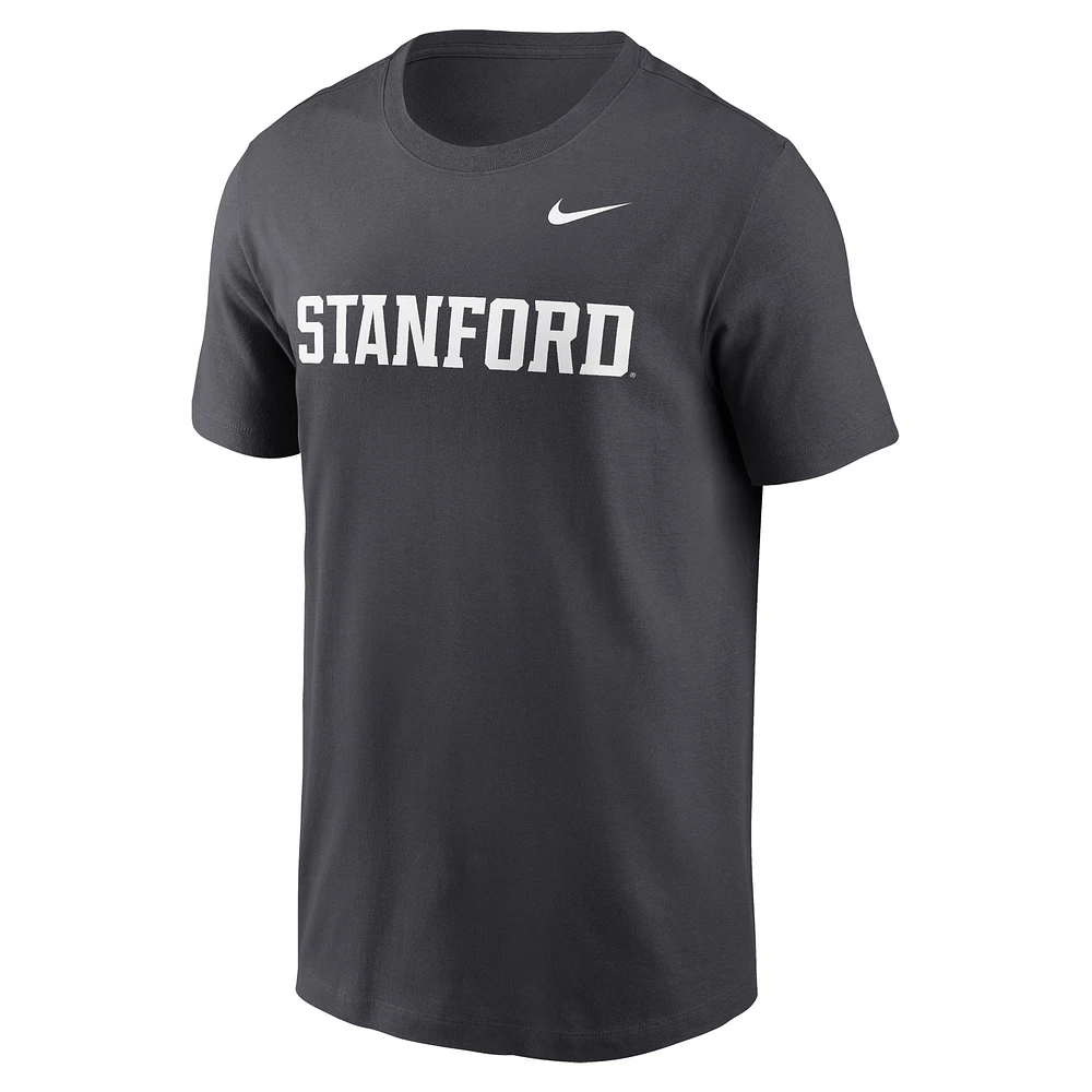 T-shirt Nike Stanford Cardinal Primetime pour homme avec logo anthracite