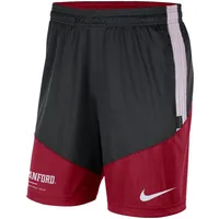 Short en tricot Nike noir/Cardinal Stanford Cardinal Team Performance pour homme