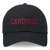 Casquette ajustable Nike Stanford Cardinal 2024 On-Field Club pour homme, noire