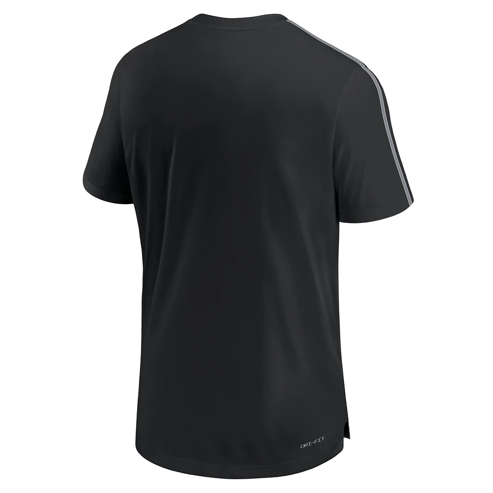 Haut Nike Stanford Cardinal 2024 Sideline Coach Performance noir pour homme