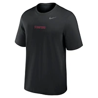 T-shirt Nike Stanford Cardinal Primary Statement Performance noir pour homme