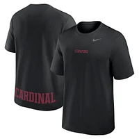 Men's Nike Black Stanford Cardinal Primary Statement Two-Hit Performance T-Shirt