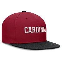 Men's Nike Cardinal/Black Stanford Cardinal Two-Tone Primetime Performance Fitted Hat