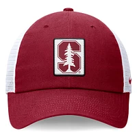 Men's Nike Cardinal/White Stanford Cardinal Primetime Club Trucker Adjustable Hat