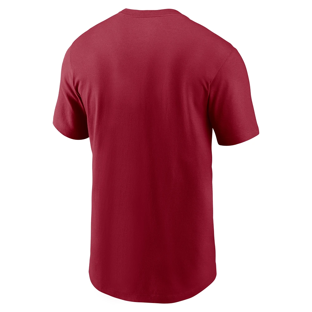 Men's Nike Cardinal Stanford 2025 Sideline Mantra Performance T-Shirt