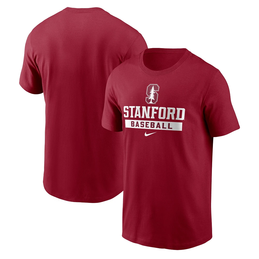 T-shirt de baseball Nike Cardinal Stanford pour homme