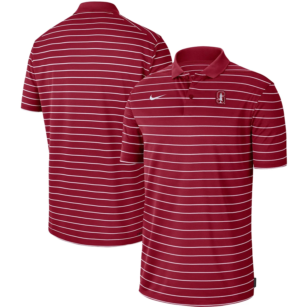 Men's Nike Cardinal Stanford Icon Victory Coaches 2023 Early Season Performance Polo