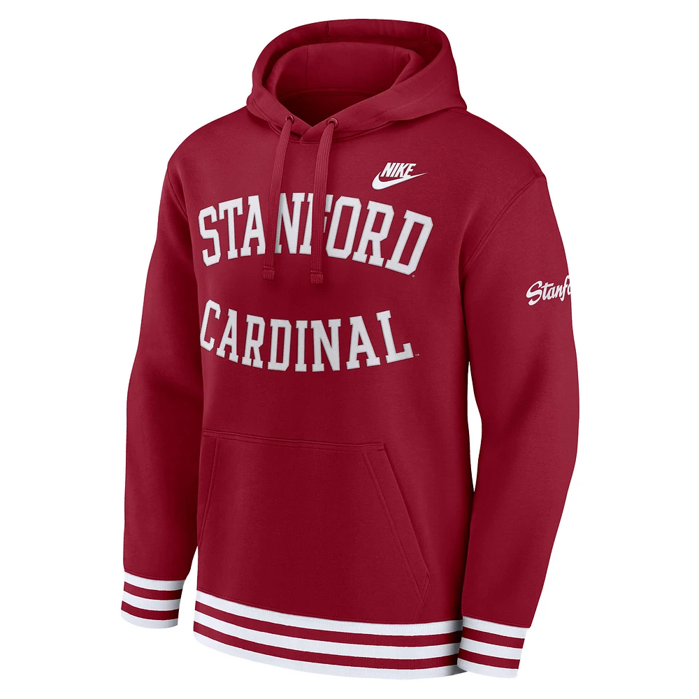 Men's Nike Cardinal Stanford Legacy Retro Pullover Hoodie