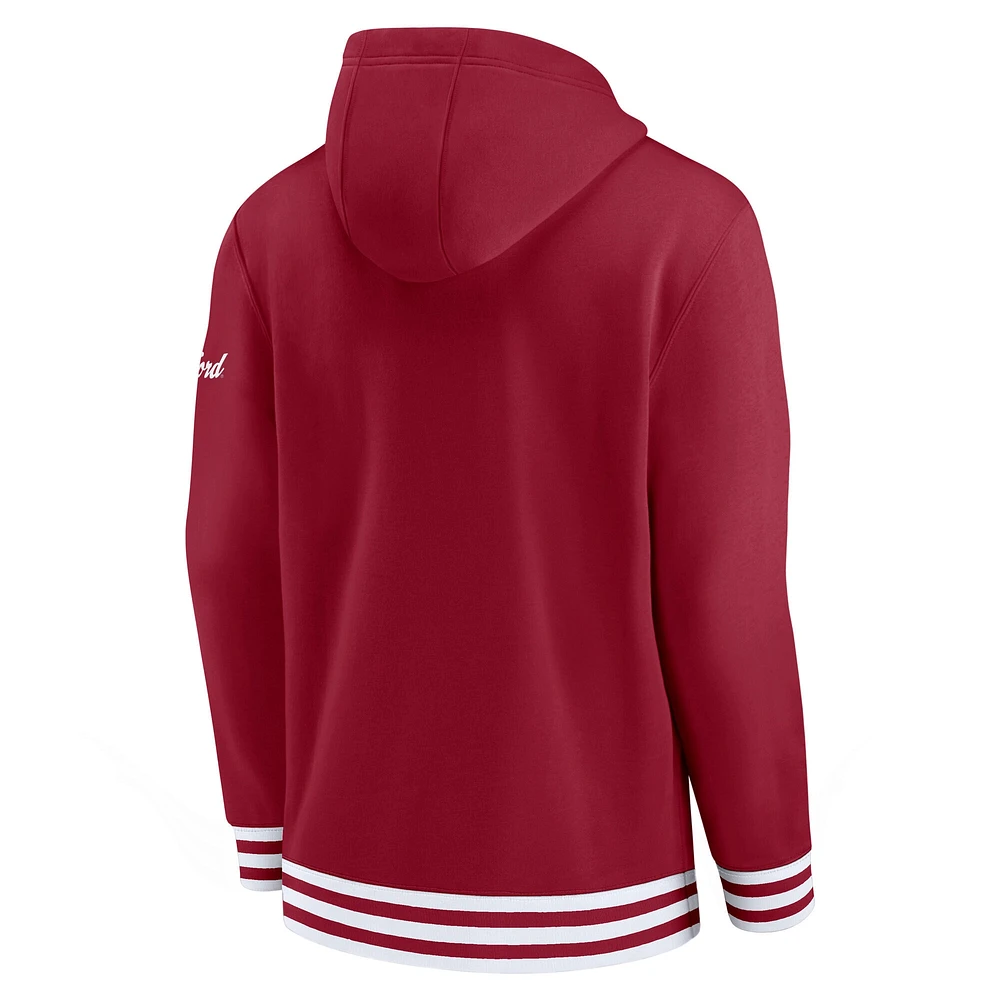 Sweat à capuche rétro Nike Cardinal Stanford Legacy pour homme