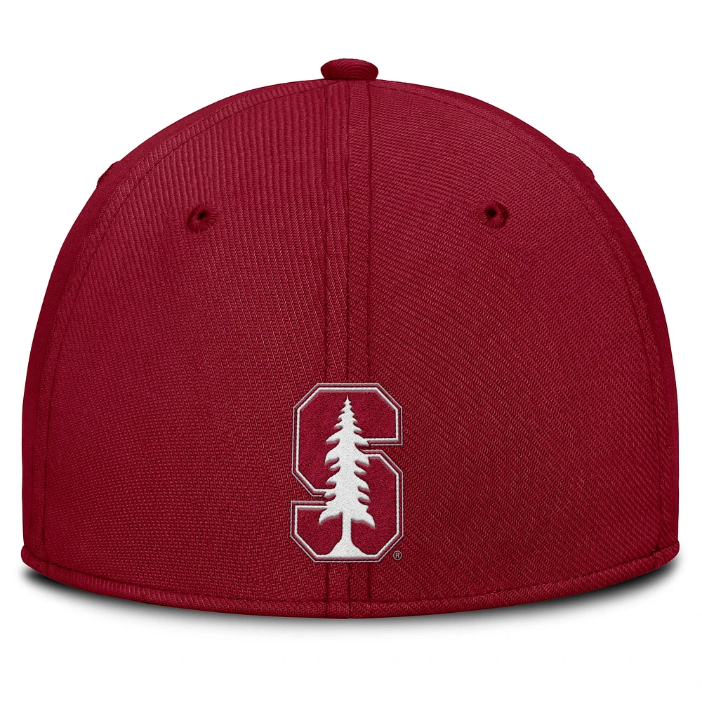 Men's Nike Cardinal Stanford Local Swoosh Flex Hat