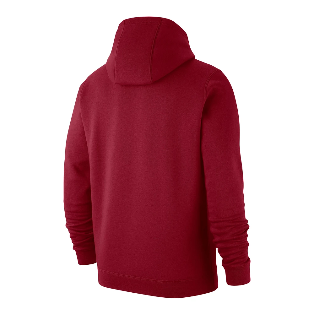 Men's Nike Cardinal Stanford Logo Club Pullover Hoodie