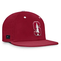Men's Nike Cardinal Stanford On-Field Dugout True Performance Fitted Hat