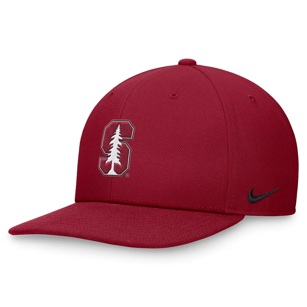 Casquette Nike Cardinal Stanford Cardinal On-Field Pro Bill Snapback pour homme