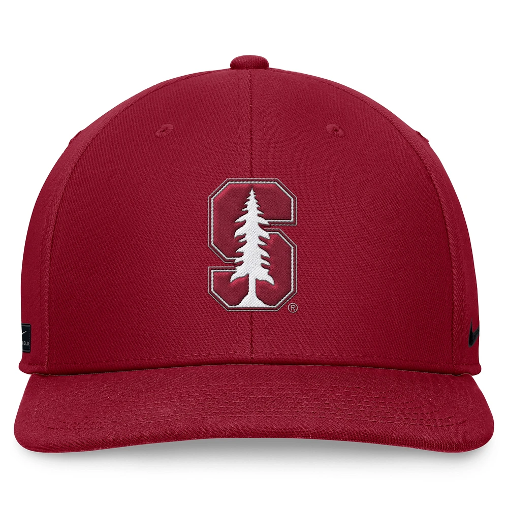 Men's Nike Cardinal Stanford Cardinal On-Field Pro Bill Snapback Hat