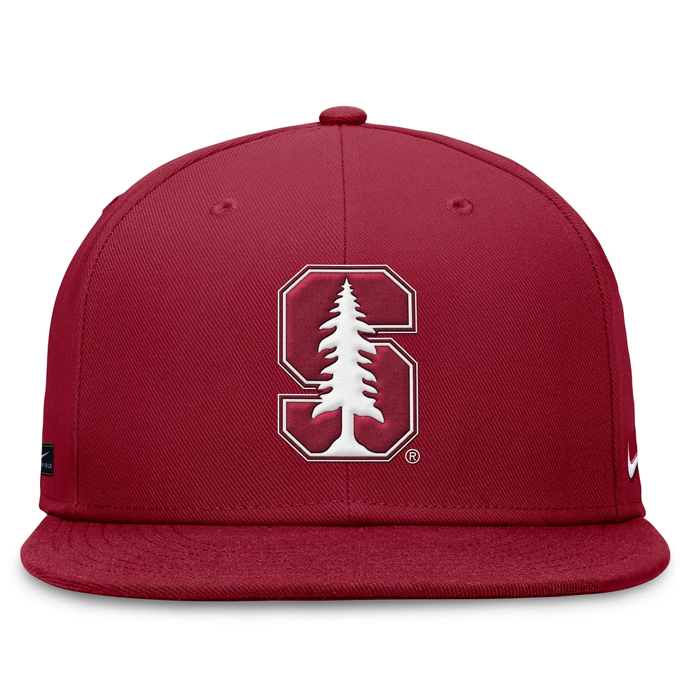 Casquette ajustée Nike Cardinal Stanford On-Field Pro pour homme