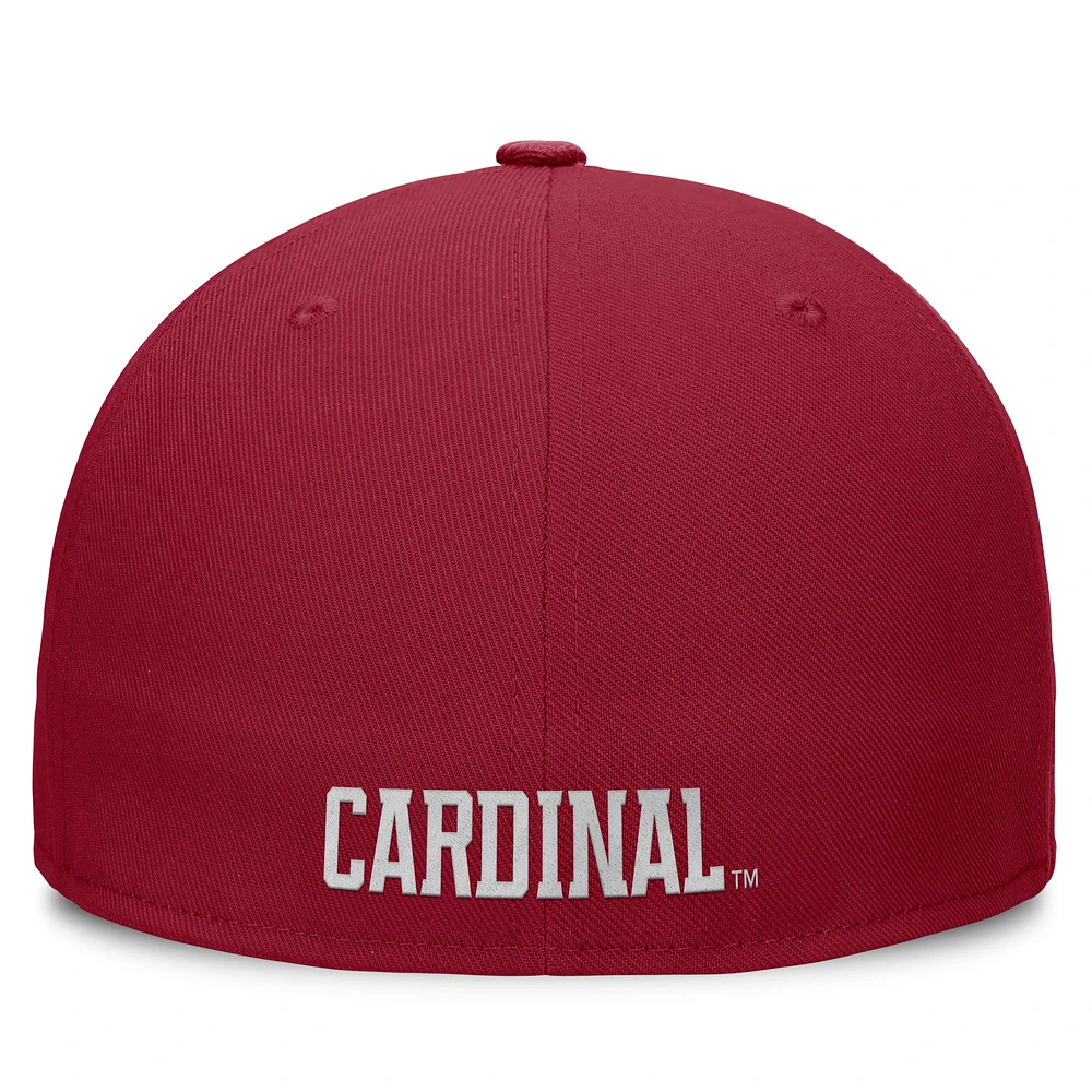 Casquette ajustée Nike Cardinal Stanford On-Field Pro pour homme