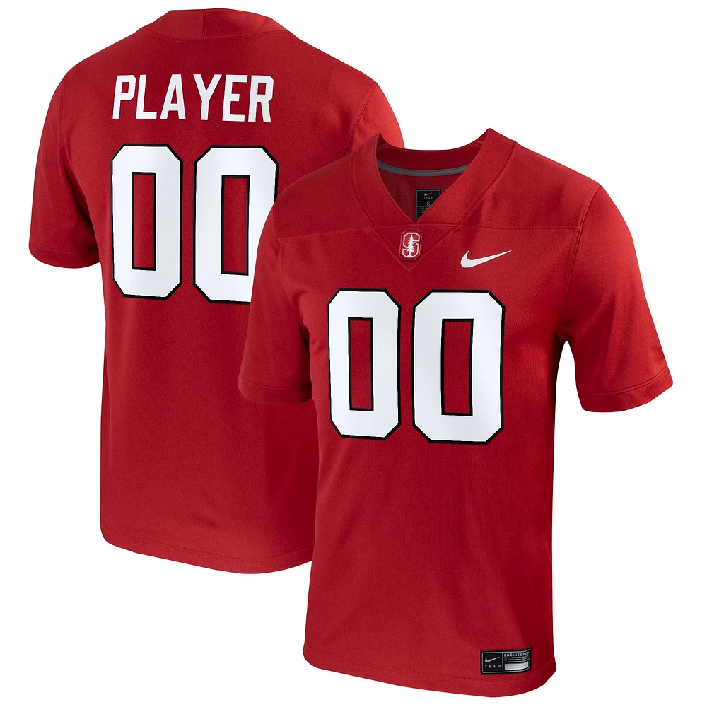 Men's Nike Cardinal Stanford Pick-A-Player NIL Replica Football Jersey