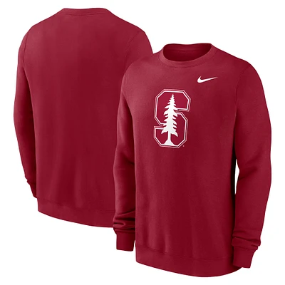 Men's Nike Cardinal Stanford Primetime Fleece Pullover Sweatshirt