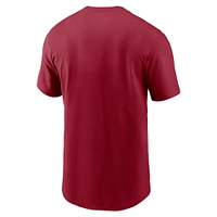 T-shirt Nike Cardinal Stanford Primetime Wordmark pour homme