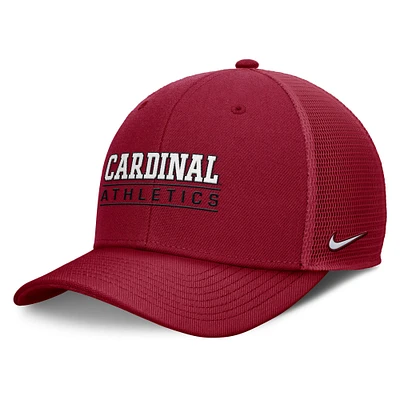 Casquette ajustable Nike Cardinal Stanford Cardinal Rise pour homme