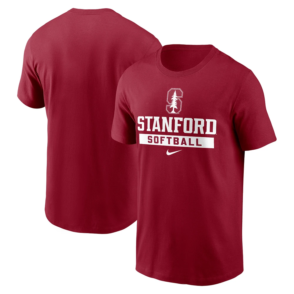 T-shirt de softball Nike Cardinal Stanford pour homme