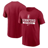 T-shirt de softball Nike Cardinal Stanford pour homme