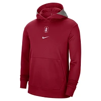 Men's Nike Cardinal Stanford Team Basketball Spotlight Performance Pullover Hoodie