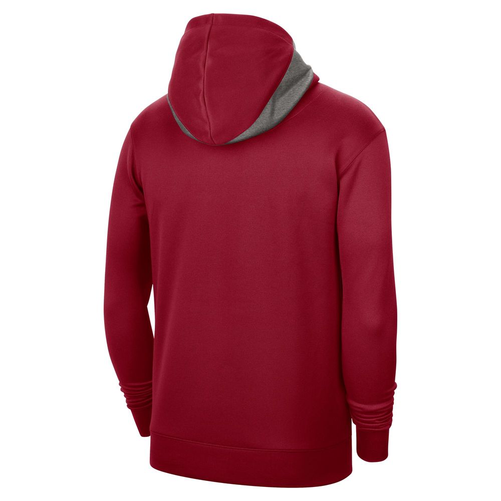 Men's Nike Cardinal Stanford Team Basketball Spotlight Performance Pullover Hoodie