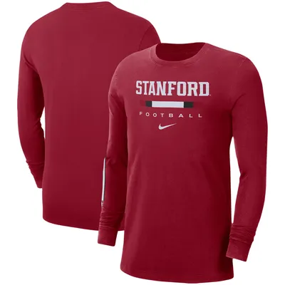 Arizona Cardinals New Era Women's Crop Long Sleeve T-Shirt - Cardinal