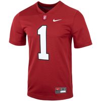 Men's Nike #1 Cardinal Stanford Untouchable Football Jersey