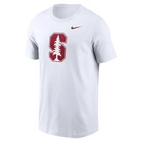 T-shirt Nike Stanford Cardinal Primetime Evergreen avec logo blanc pour homme