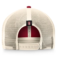 Casquette réglable Top of the World Cardinal Stanford Cardinal Refined Trucker pour hommes